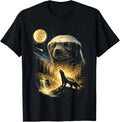 Honey Badger Howling to The Moon Meme Funny 90s Honey Badger unisex Unisex
