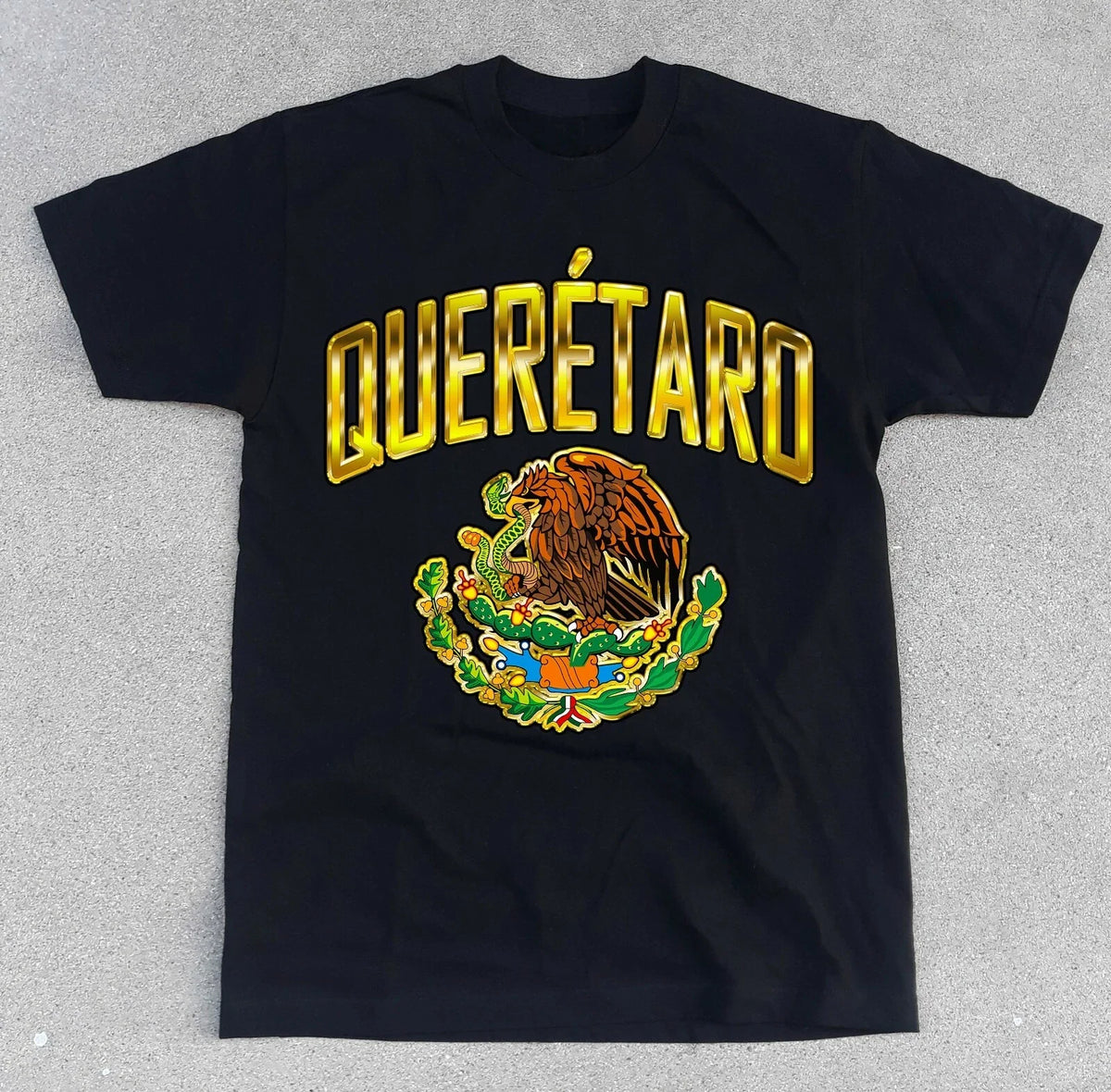 Mexico QUERETARO State Shirt. Mexican Flag Eagle City Soccer Futbol Estado Aztec Unisex