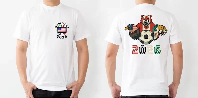 World Soccer 2026 Graphic Tee, Sports Fan Shirt Unisex