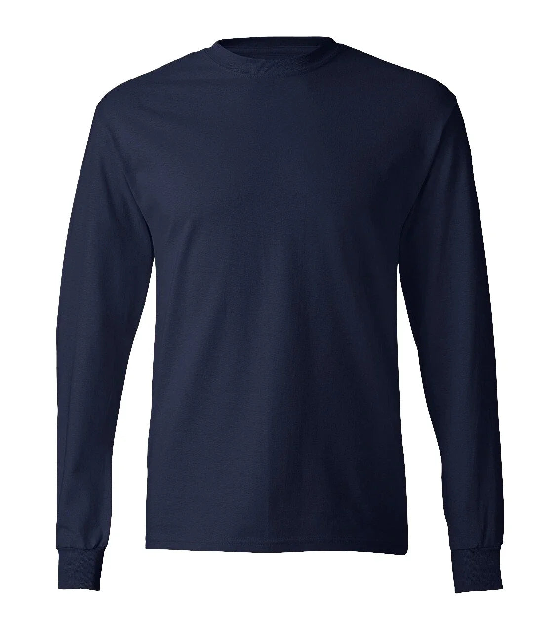 River Road Mens Long Sleeve Plain Cuffs 100% Cotton Premium Casual Tee Unisex
