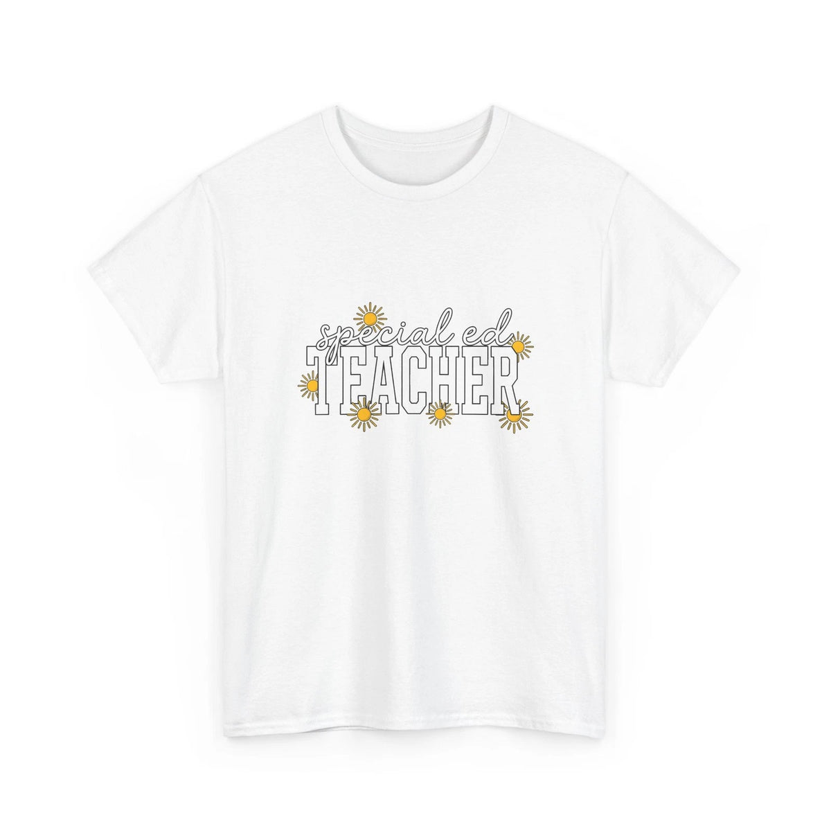 Sunny Icon Shirt Teacher Learning Gift Women Cartoon Tee Sun T-Shirt Educator