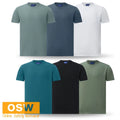 Men's Crew Neck Premium Cotton Breathability Face Short Sleeve Tee Shirt TS43 Unisex