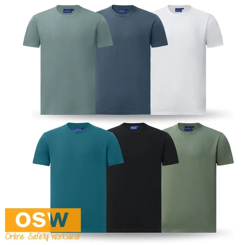 Men's Crew Neck Premium Cotton Breathability Face Short Sleeve Tee Shirt TS43 Unisex