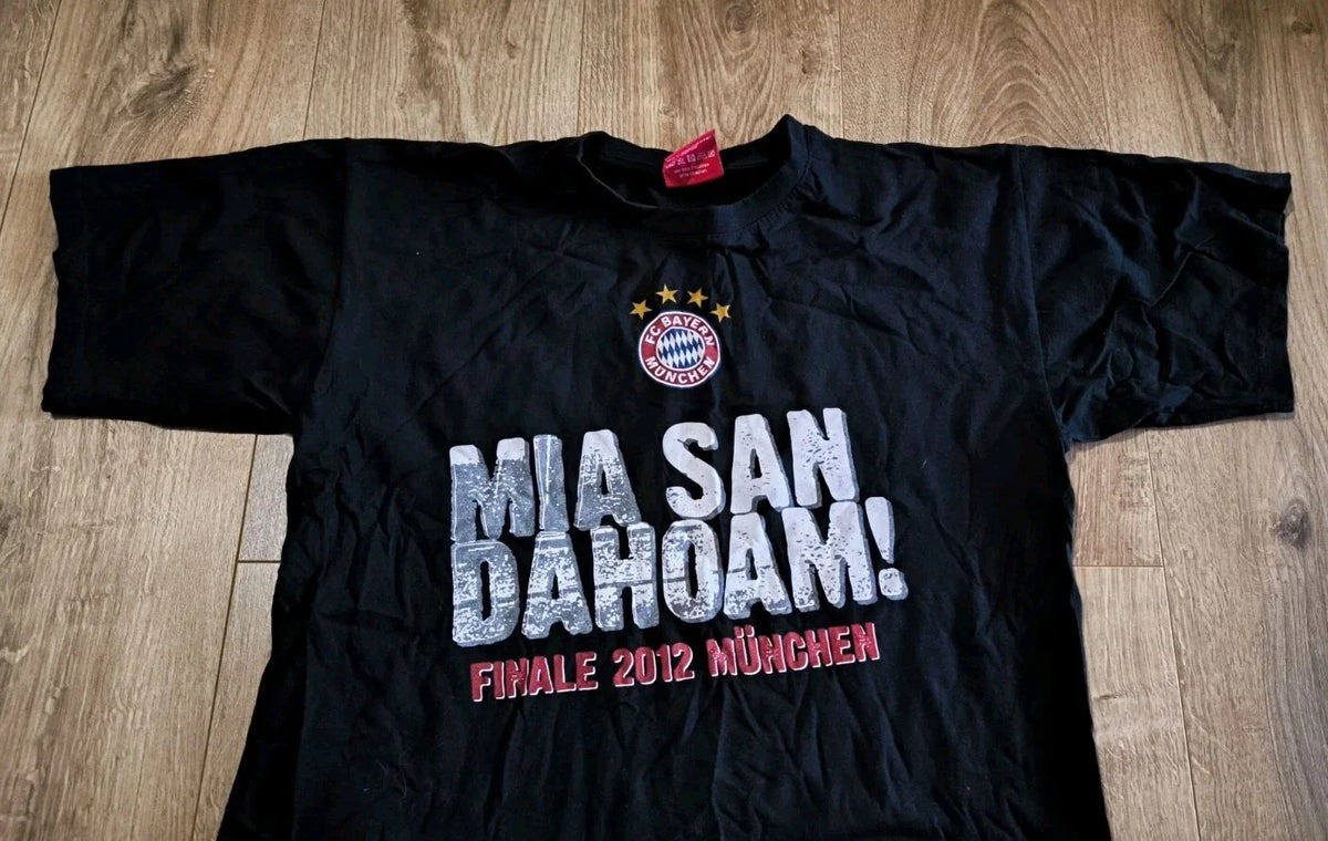 FC Bayern Munich Mia San Dahoam 2012 Adult Medium Black Unisex