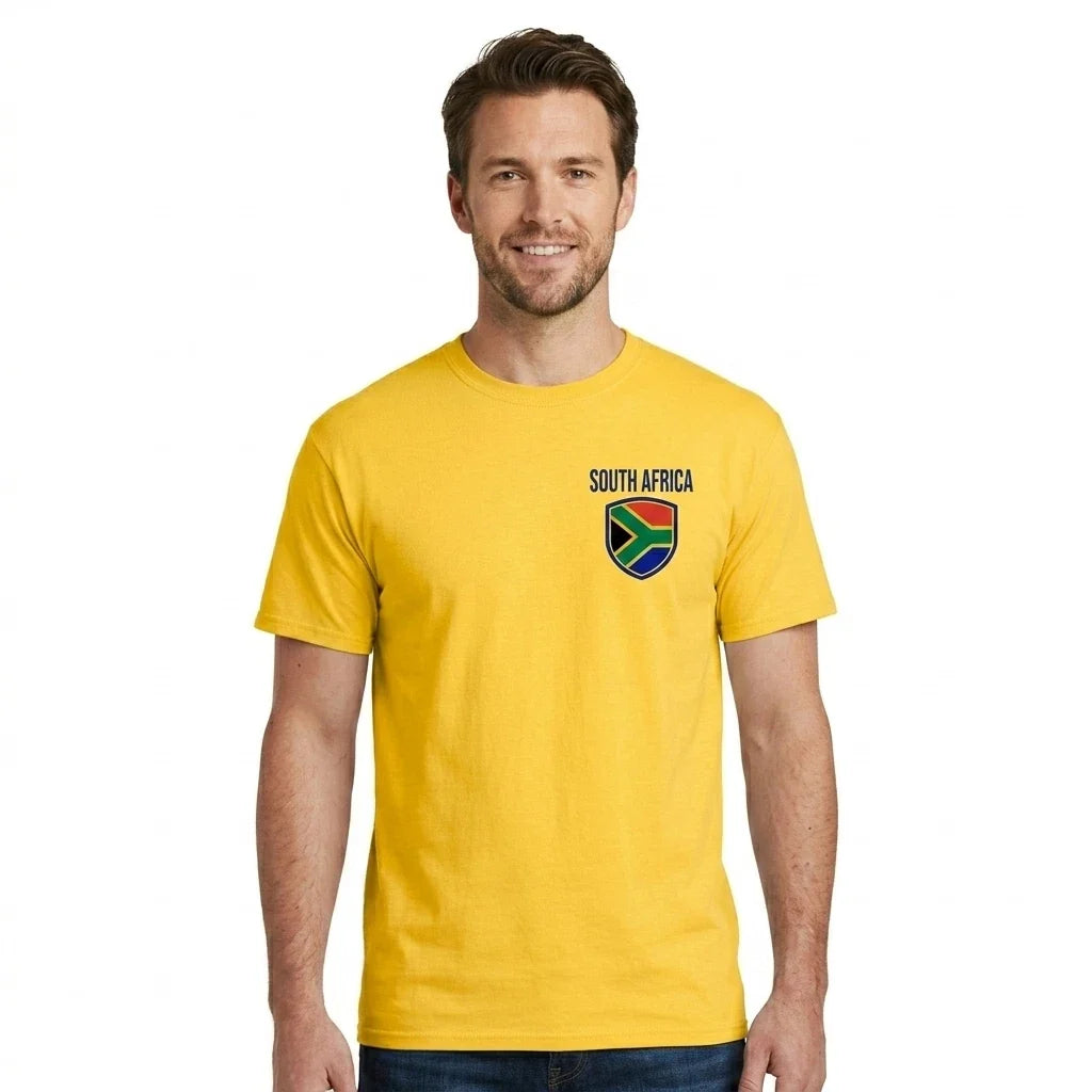 South Africa World Cup 2026 Supporters T Shirt Mens Football Soccer Fan Tee Top Unisex