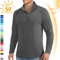 UPF50+ Mens 1/4 Zip UV Shirts Summer Skin Protection Performance Fishing Unisex