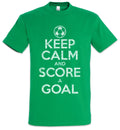 Keep Calm And Score A Goal Football Soccer Fun Player Sports Coach Unisex