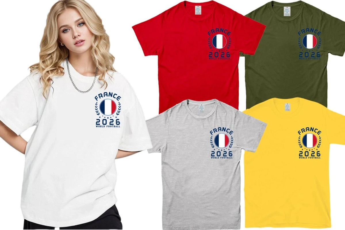 Football World Cup 2026 France Supporters Team Flag Unisex Kids Adult Unisex