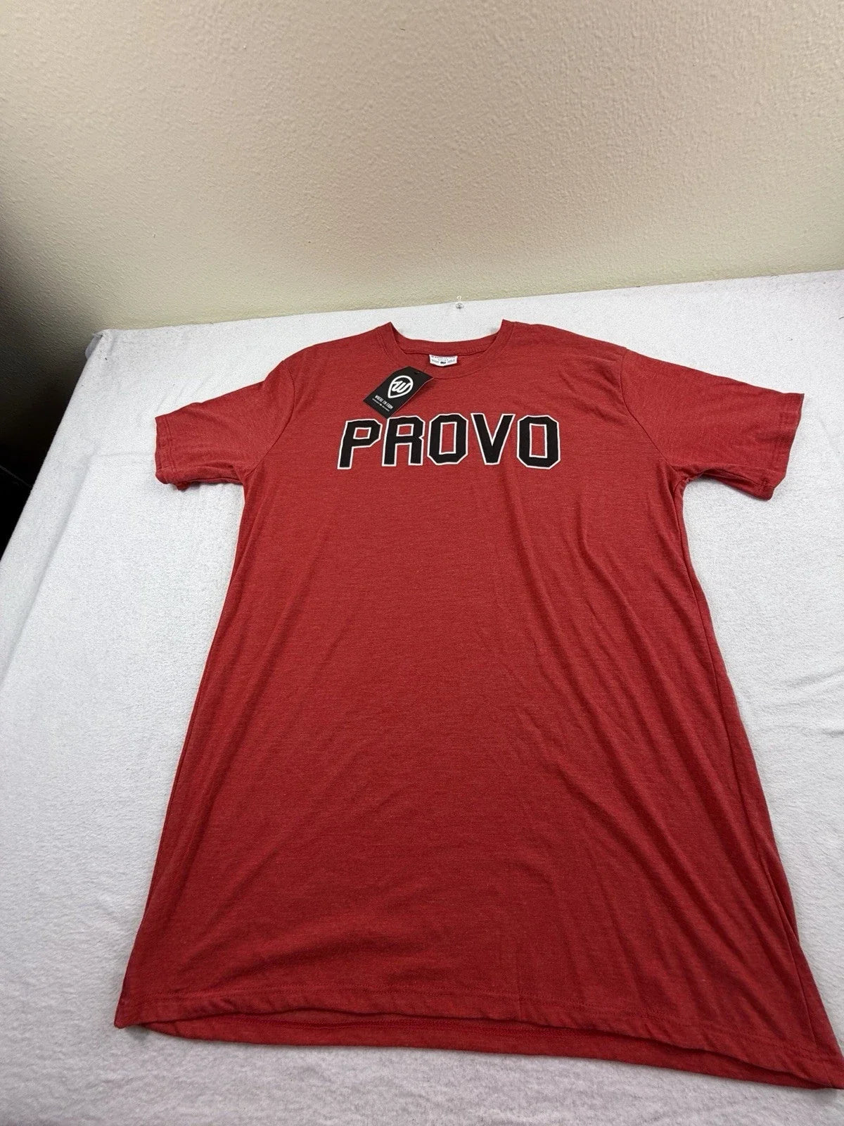 Provo Utah UT Sz Lg Mens Where Im From Soft Red Shirt Tags Read $32 Unisex