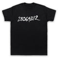 DONNIE DARKO NUMBERS UNOFFICIAL SCI FI CULT FILM TATTOO MENS & WOMENS Unisex