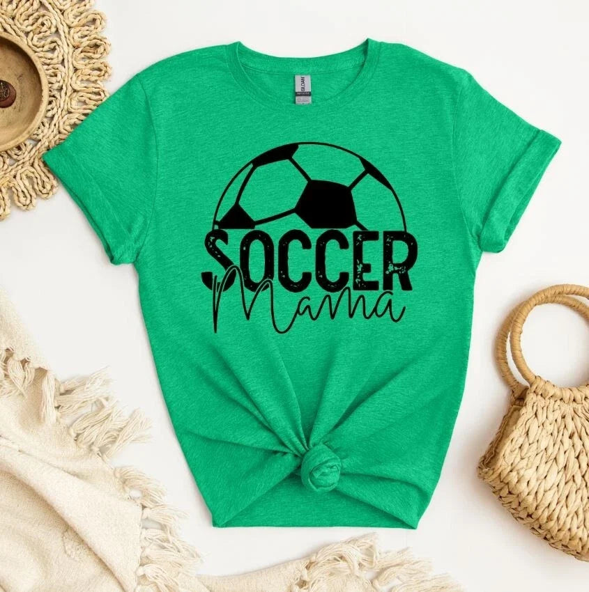 Unisex Graphic Tee, Soccer Mama Shirt, Sports Mama Unisex Shirt Unisex