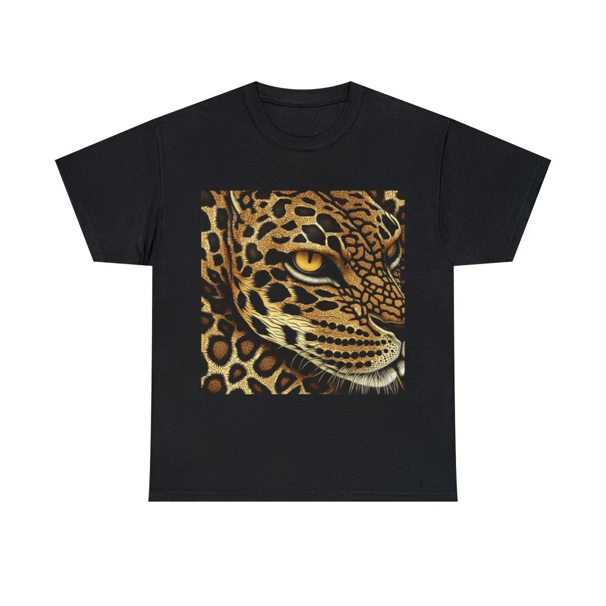 Unisex Adult T Shirt Leopard Cheetah Jungle Cat Lover Animal Print Futuristic Unisex