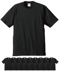 United Athle 5942-01 6.2oz Premium s Set of 10 Men's (Black, M) Unisex