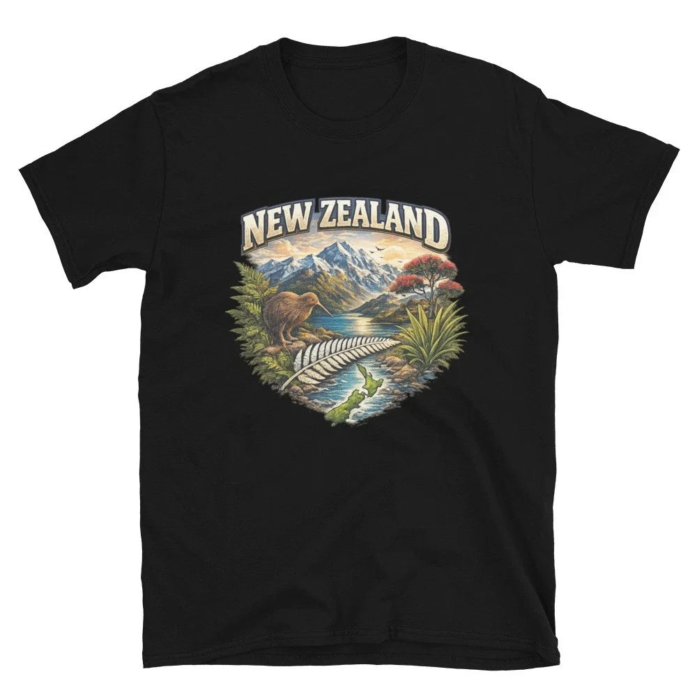 New Zealand World Cup Football Fan Black & White Supporter Edition Unisex