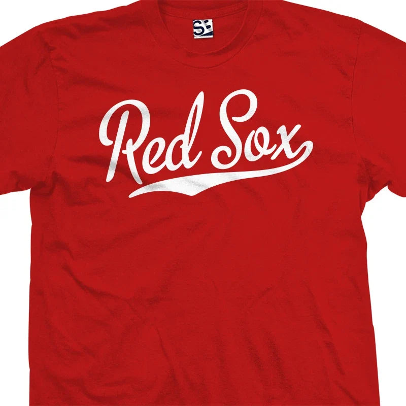 Red Sox Script Tail Shirt | High School Sports Baseball Unisex Unisex
