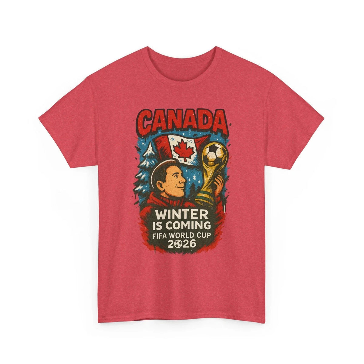Canada Soccer Shirt Winter Is Coming • World Cup 2026 Fan Tee Unisex