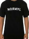 Normal Backwards letters Funny T shirt Tee not normal Unisex