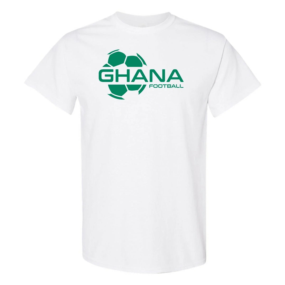 Ghana Football Strike - Soccer Sports Short Sleeve - White Unisex