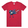 USA America Soccer Festive Grill Master Party Cooks A Soccer Ball Unisex