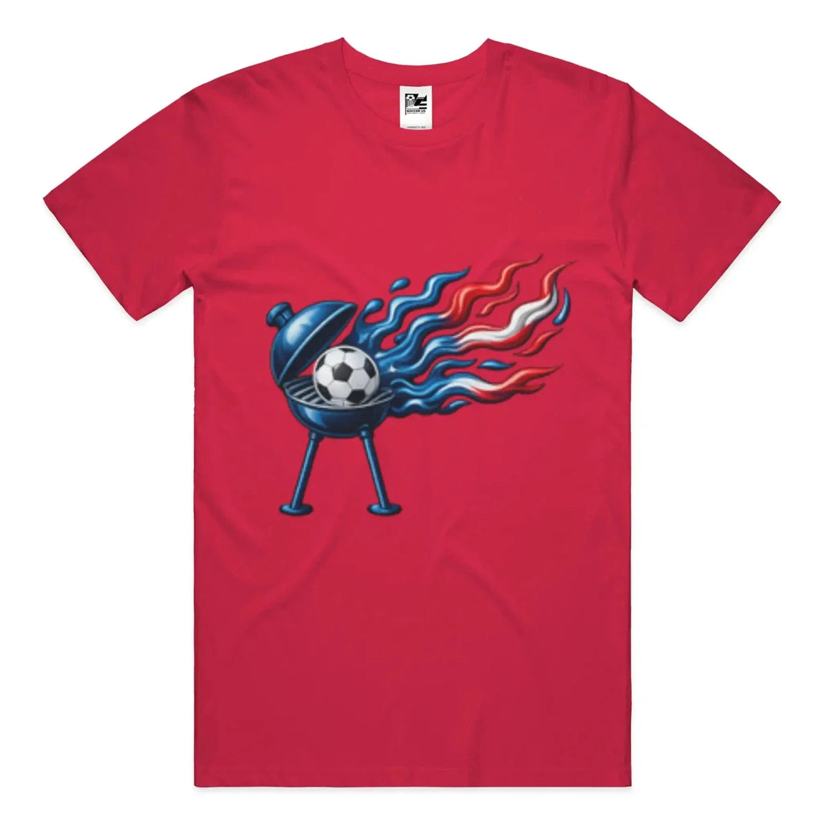 USA America Soccer Festive Grill Master Party Cooks A Soccer Ball Unisex