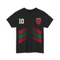Morocco Soccer Shirt, Moroccan Flag Soccer Jersey Number 10 Shirt Unisex