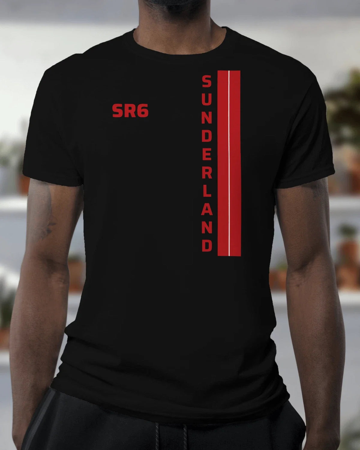 Sunderland SR6 T Shirt | Mackems Black Cats Tyne Wear Seaburn Roker Unisex