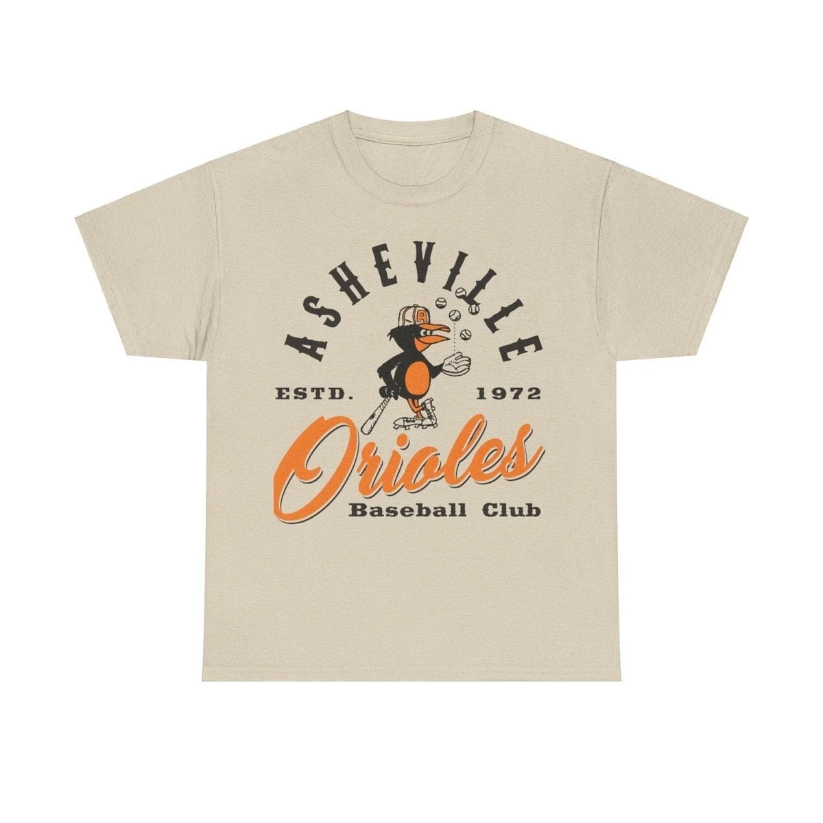 Asheville Orioles Nostalgic Retro Baseball Unisex