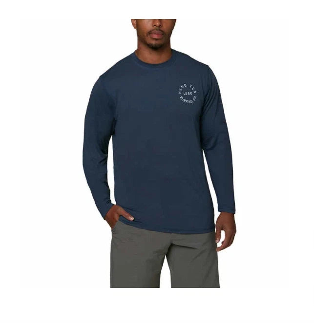 Hang Ten Men’s Long Sleeve Sun Tee Shirt UPF 50+ Protection & Soft Hand feel NWT Unisex