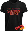 Based On A Novel By Stephen King It Horror Movie Books Monster Squad TEE Unisex