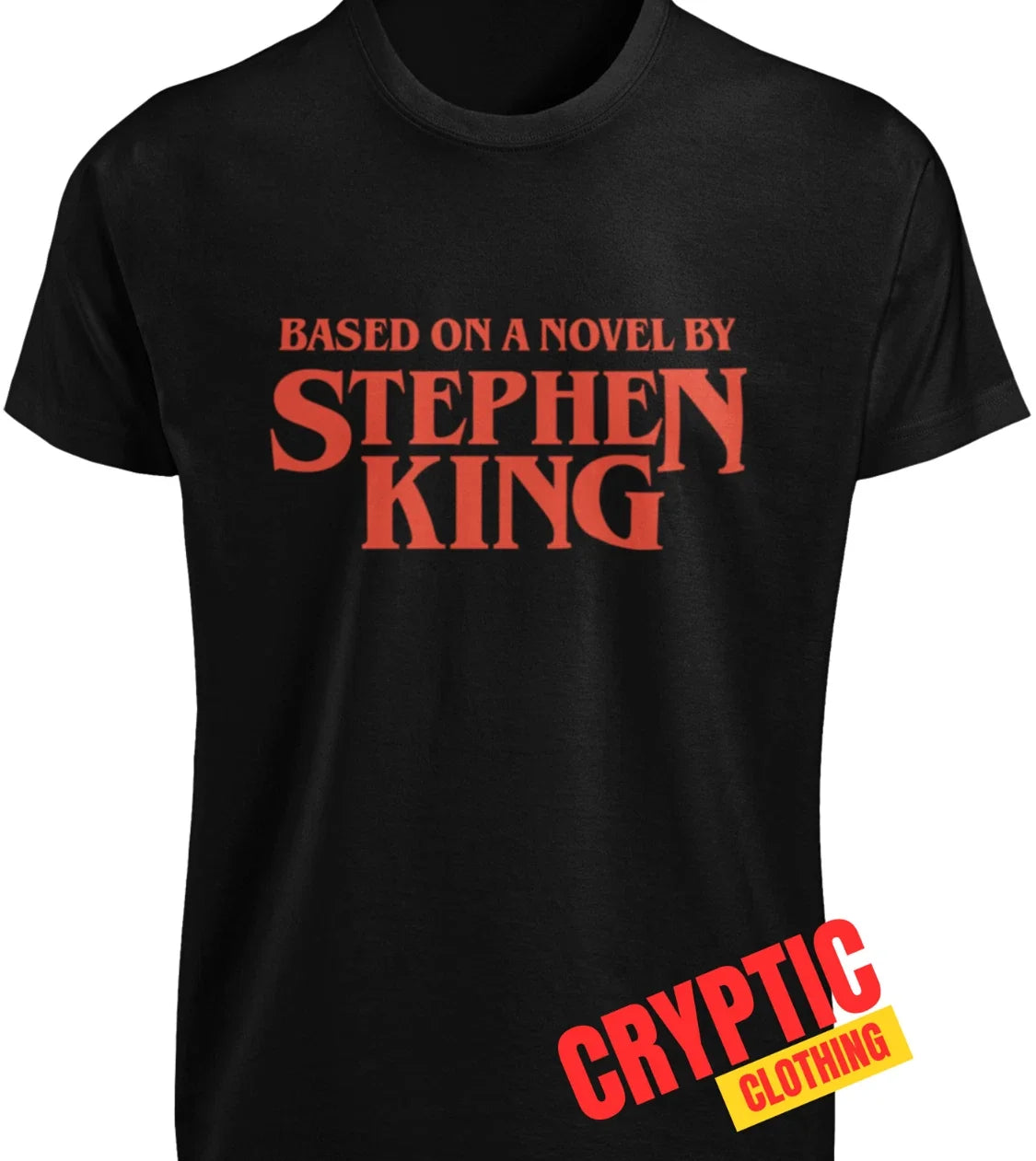 Based On A Novel By Stephen King It Horror Movie Books Monster Squad TEE Unisex