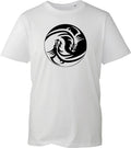 Yin Yang Dragon T Shirt Black Cotton Graphic Tee Martial Arts Casual Top New Unisex