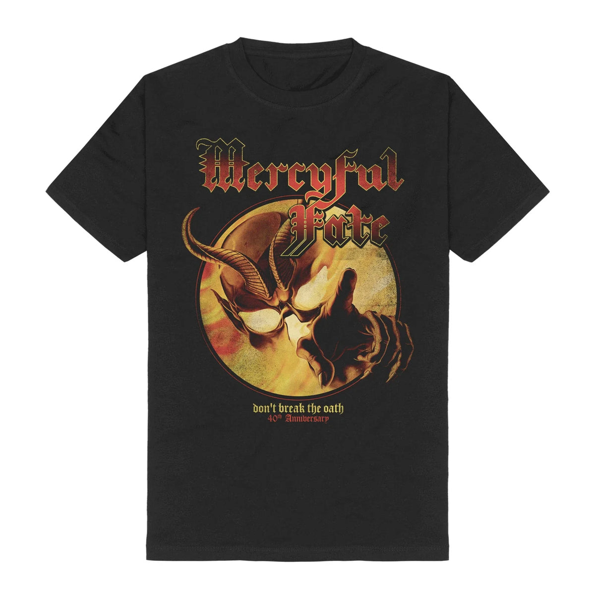 Mercyful Fate Dont Break The Oath 40th Anniversary Official Band Merch Unisex