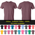 Gildan - Softstyle - 64000 Basic Unisex Classic Fit Unisex