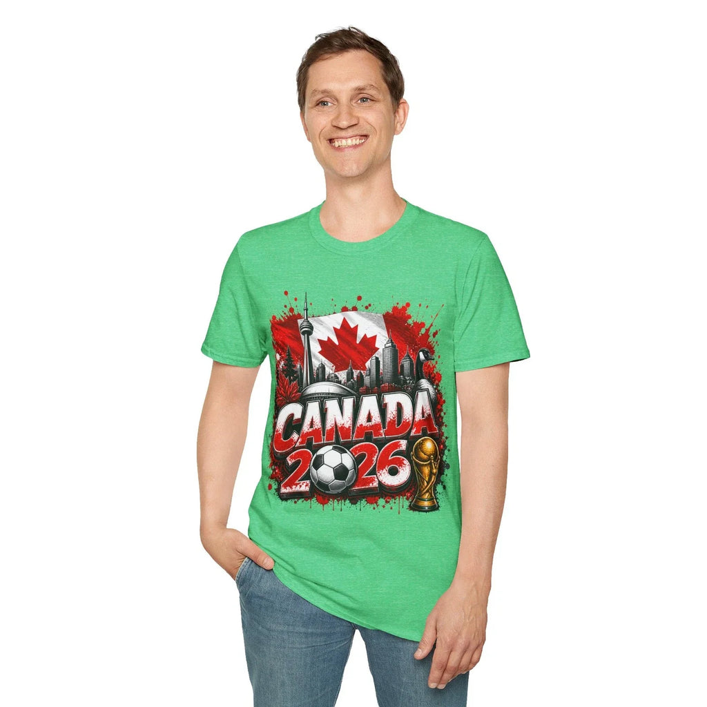 Canada 2026 Soccer Skyline | Maple Leaf CN Tower Unisex