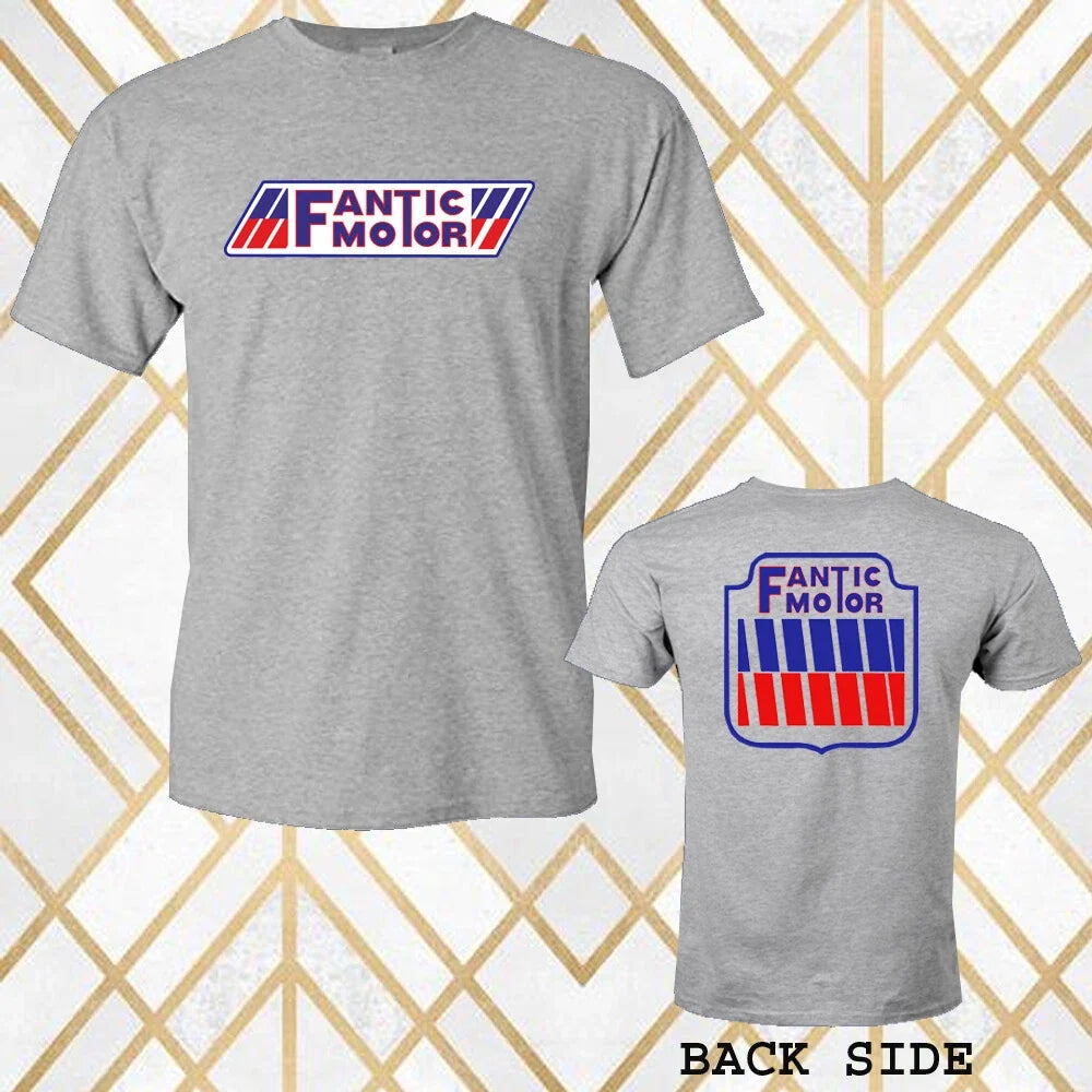 Fantic Motor Motorcycle Racing Men's Gray Size S - 3XL Unisex