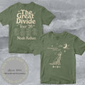 Noah Kahan Orbiter Howling Pup Great Divide 2026 North America Tour Tee Unisex