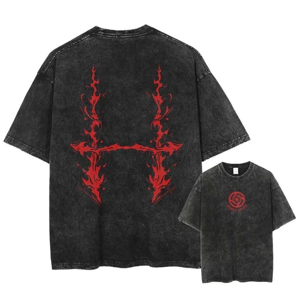 Choso T Shirt Jujutsu Kaisen JJK Anime Acid Wash Vintage Oversized Graphic Men Unisex