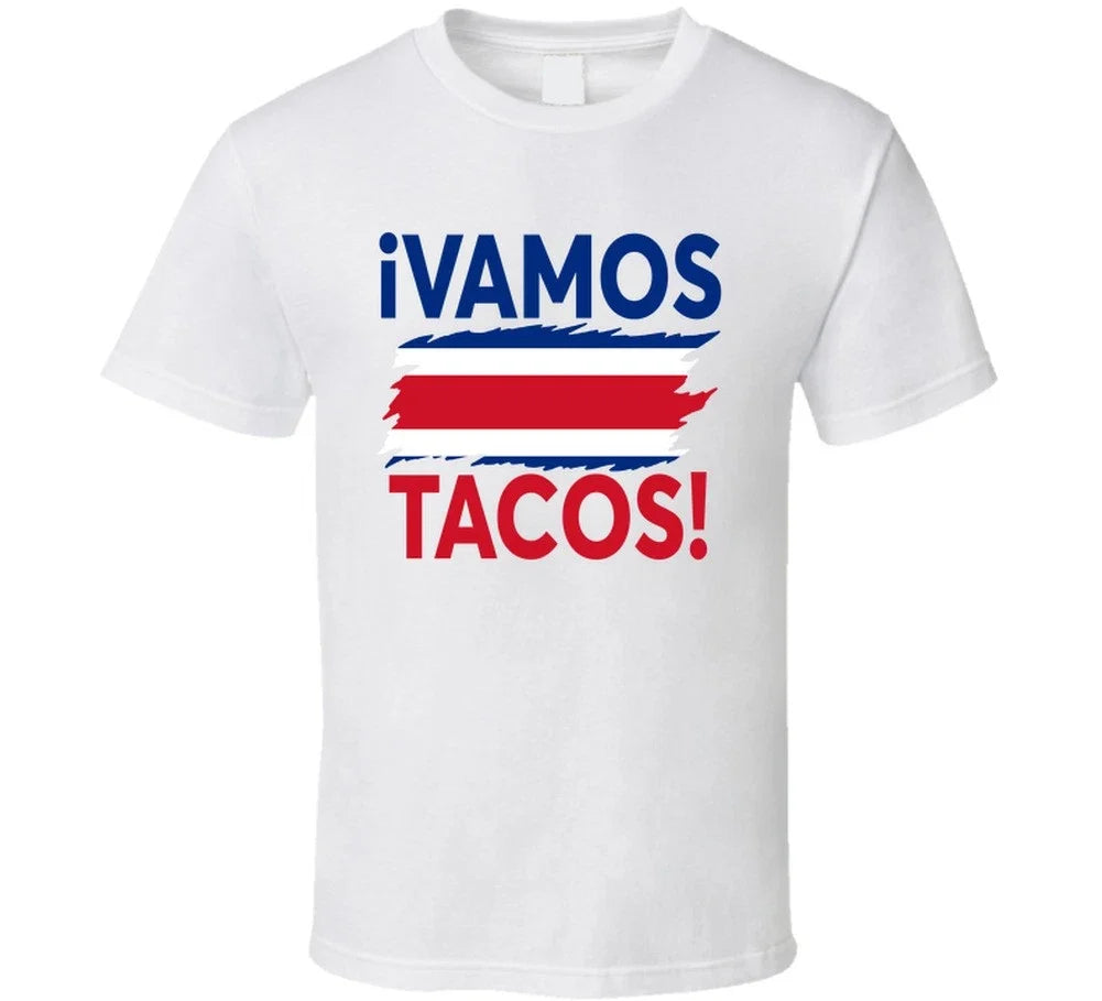 Ivamos Tacos Costa Rica Soccer Football Fan T Shirt Unisex