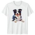 Border Collie Watercolor Dog Lover Birthday Gift For Him And Her Unisex