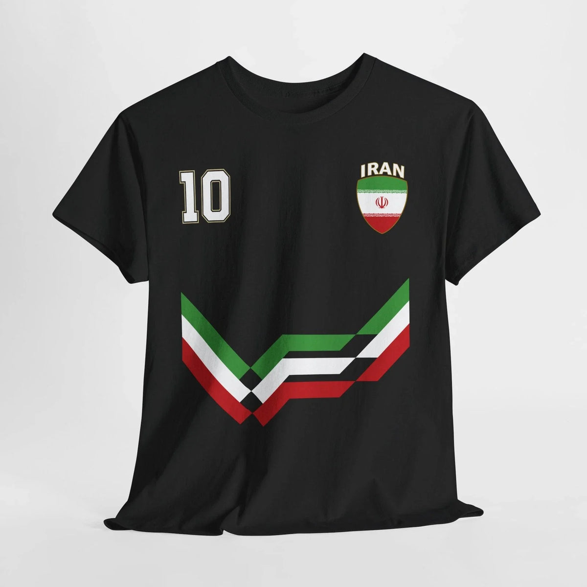 Iran Number 10 Soccer Shirt, Iranian Soccer 2026 Jersey Style Shirt Unisex