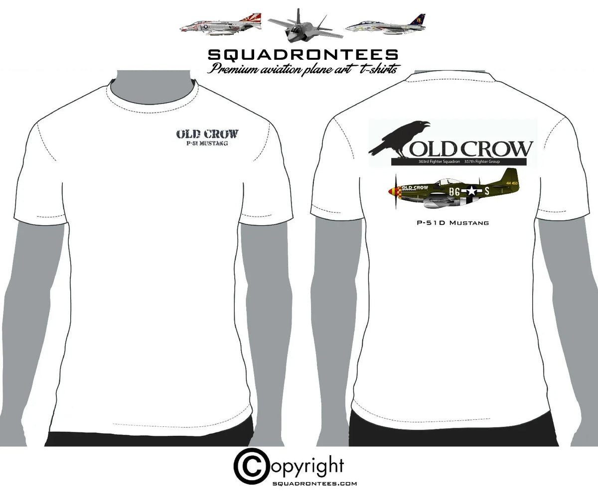 P-51 Mustang Old Crow - Premium Plane Art Unisex