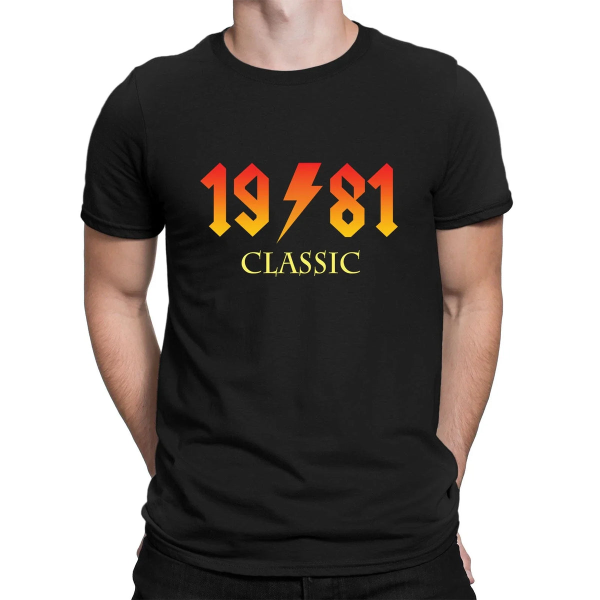 45th Birthday Gift T Shirt Classic Rock 1981 Mens Tee Top Unisex