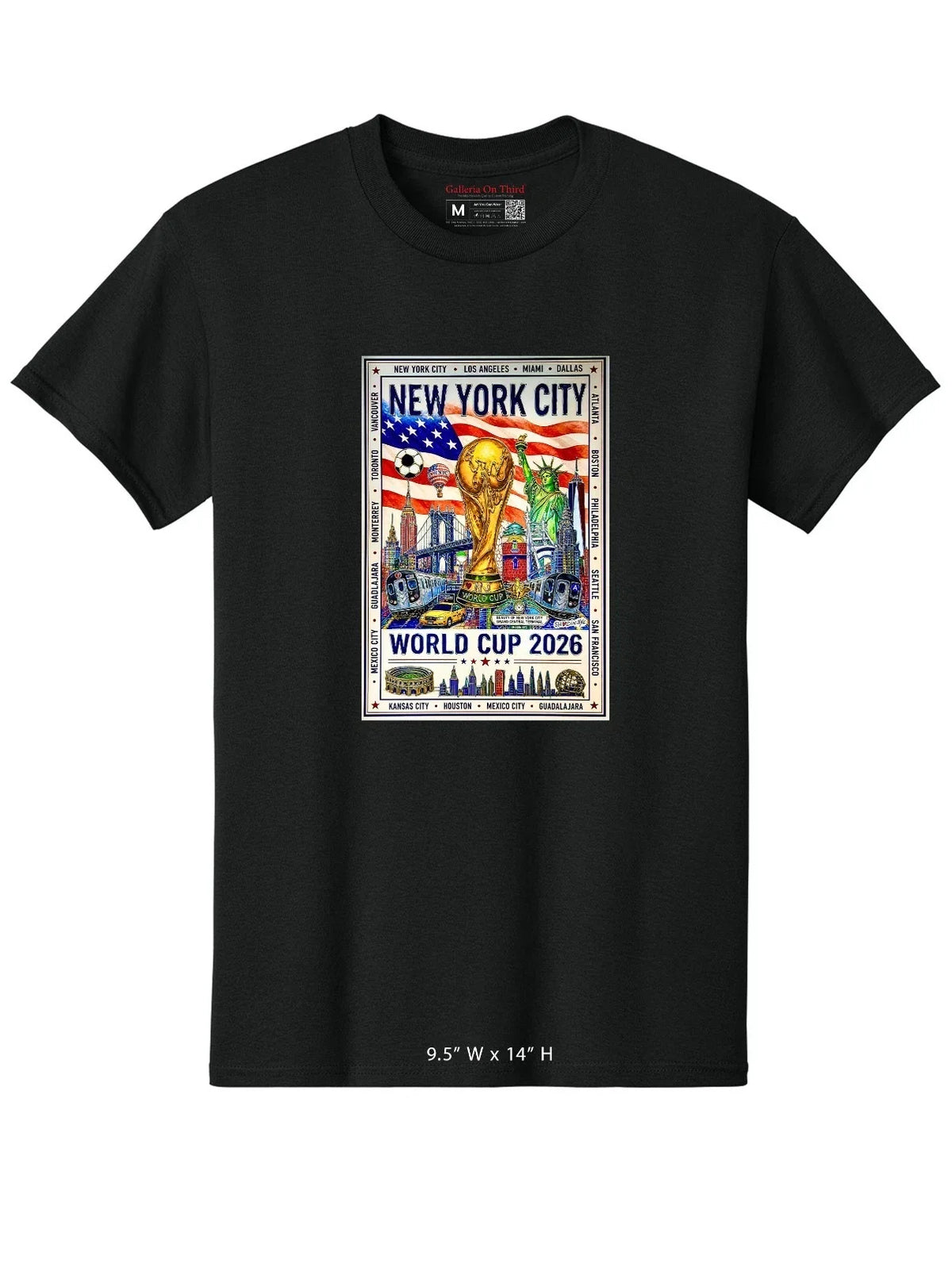 New York City World Cup 2026 , NYC Soccer Graphic Tee, Football Fan Shirt Unisex