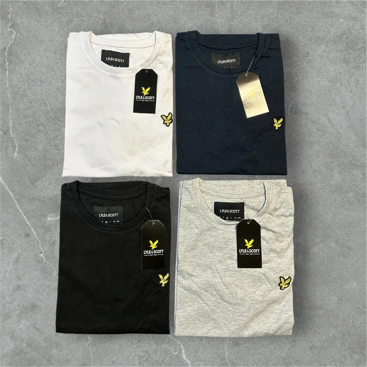 Lyle and Scott t shirt Mens Crew Neck Short Sleeve Sports Cotton Casual Gym Unisex