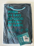 Coolibar Men's LumaLeo Long Sleeve / Thumbholes | LT Blue | Cotton NIB Unisex