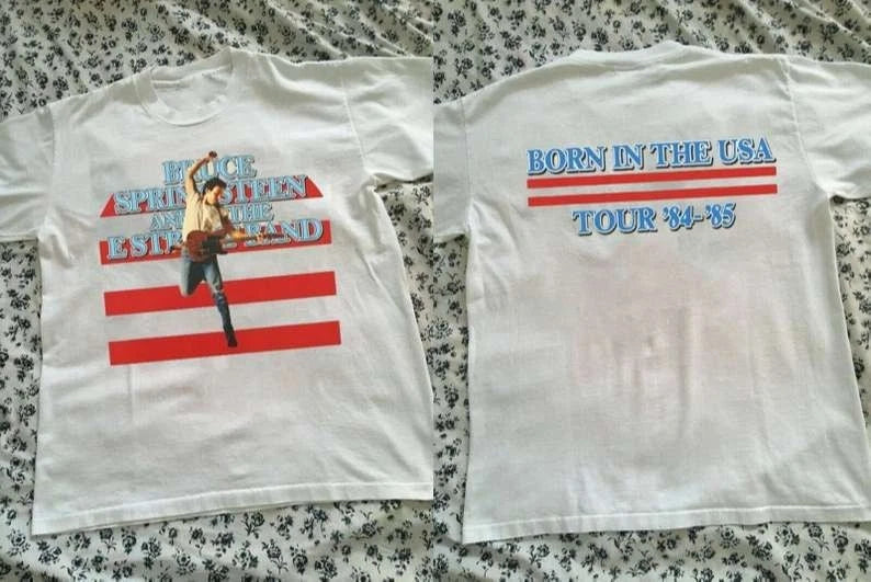 Bruce Springsteen And E Street Band Born in USA Tour 84-85 Shirt Unisex
