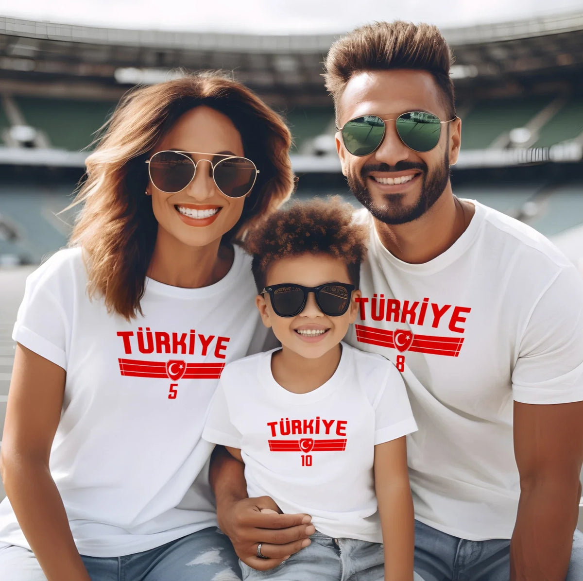 Turkey Fan Shirt Kids and Adults - Desired Name & Number Football Modern WM26 Unisex