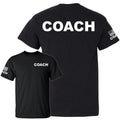 Coach, Fitness, Soccer, Basketball, Football, Baseball, Futbol, Unisex Black Tee Unisex