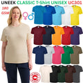 UNEEK UC301 Classic | Unisex 100% Cotton Plain Tee | Soft Casual Unisex