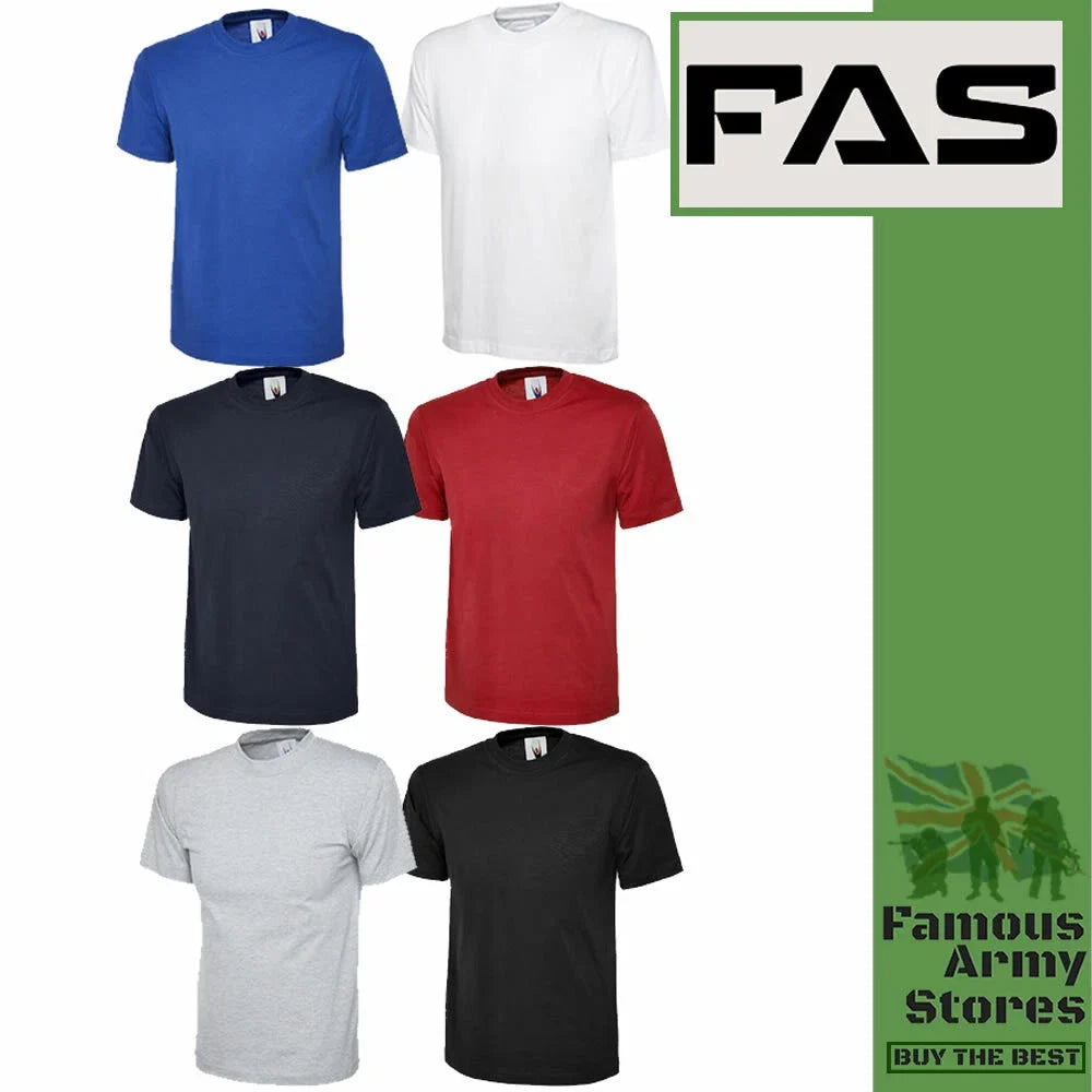 s Short Sleeve 100% Cotton Plain Tee Men Women Plain Summer Crew Neck Top Unisex
